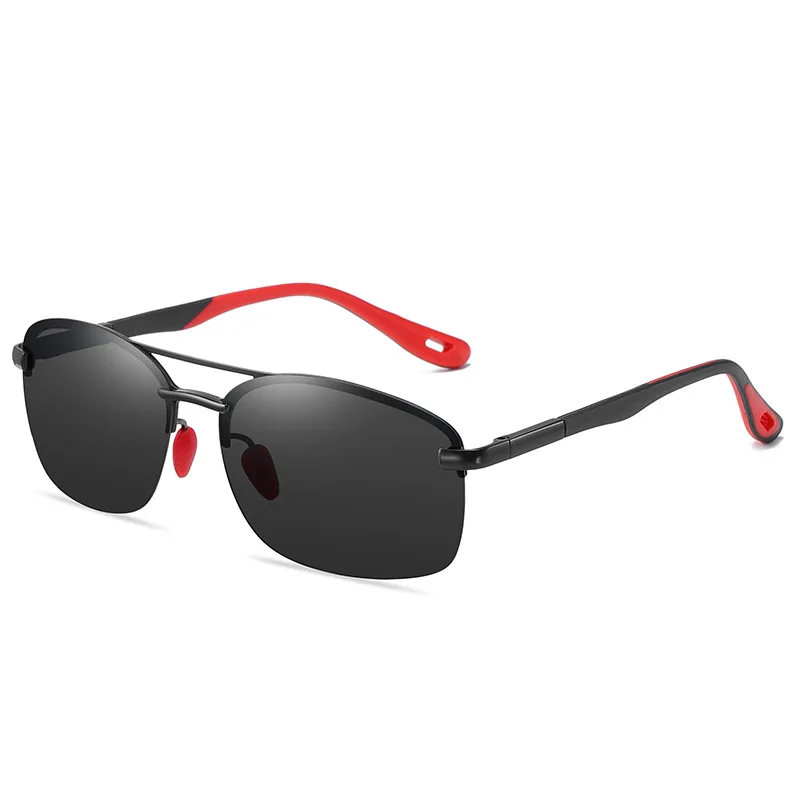 

Polarized Wholesale Shades Frameless Men Fashion Newest 2021 Luxury Sunglasses Sun Glasses