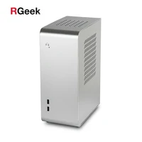 

RGeek Custom OEM Unique Aluminum Computer Cases ITX Mini PC Towers Chassis Micro ATX Case with Graphic bracket