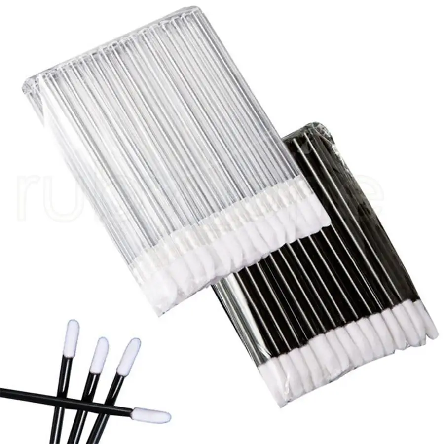 

Disposable Clear Lip Brushes Disposable Lipstick Cosmetic Clear Brush Gloss Wands Applicator Makeup Tools