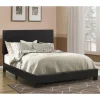 Perdella Contemporary Padded Low Profile Platform Bed by FOADingzhi