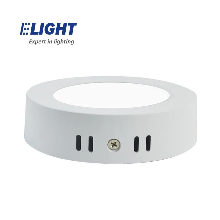 
2020 frameless surface slim round square driver on board 20W 24W PC led panel light 