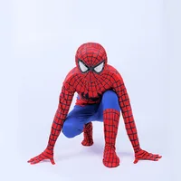 

Hot Sale SpiderMan cosplay costume for kids/adults unisex Superhero Bodysuit Jumpsuit