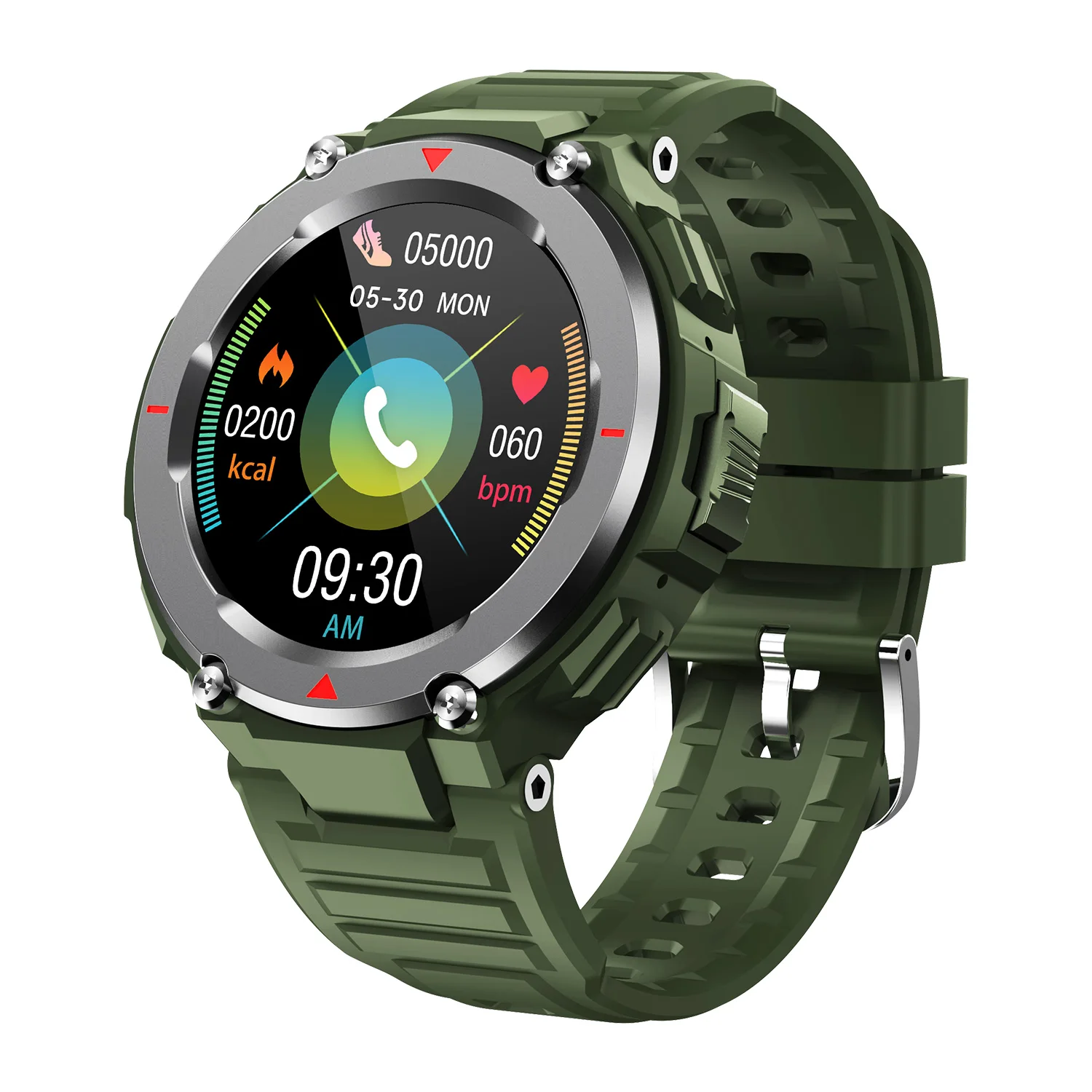 

2021 Hot Sales Relgio Inteligente S25 Sport wirst IP67 Waterproof Full Touch Heart Rate Smart watch For Android IOS Smart Watch, Black,army green