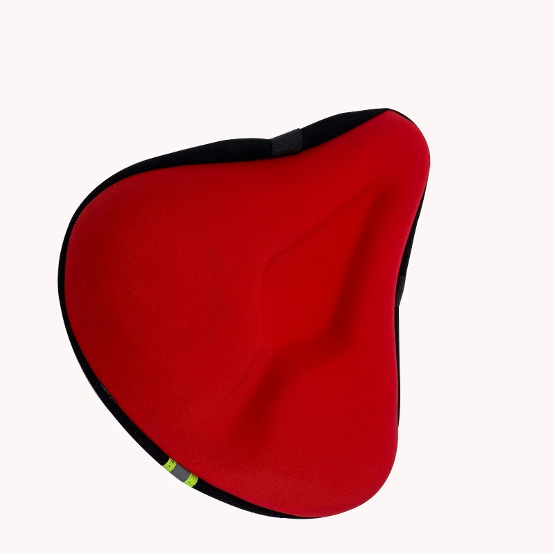 

Outdoor Swing Waterproof Bicycle Seat Cover Wide Gel Soft Pad Most Comfortable Bicycle Saddle Cover, Black/red/ blue/customized