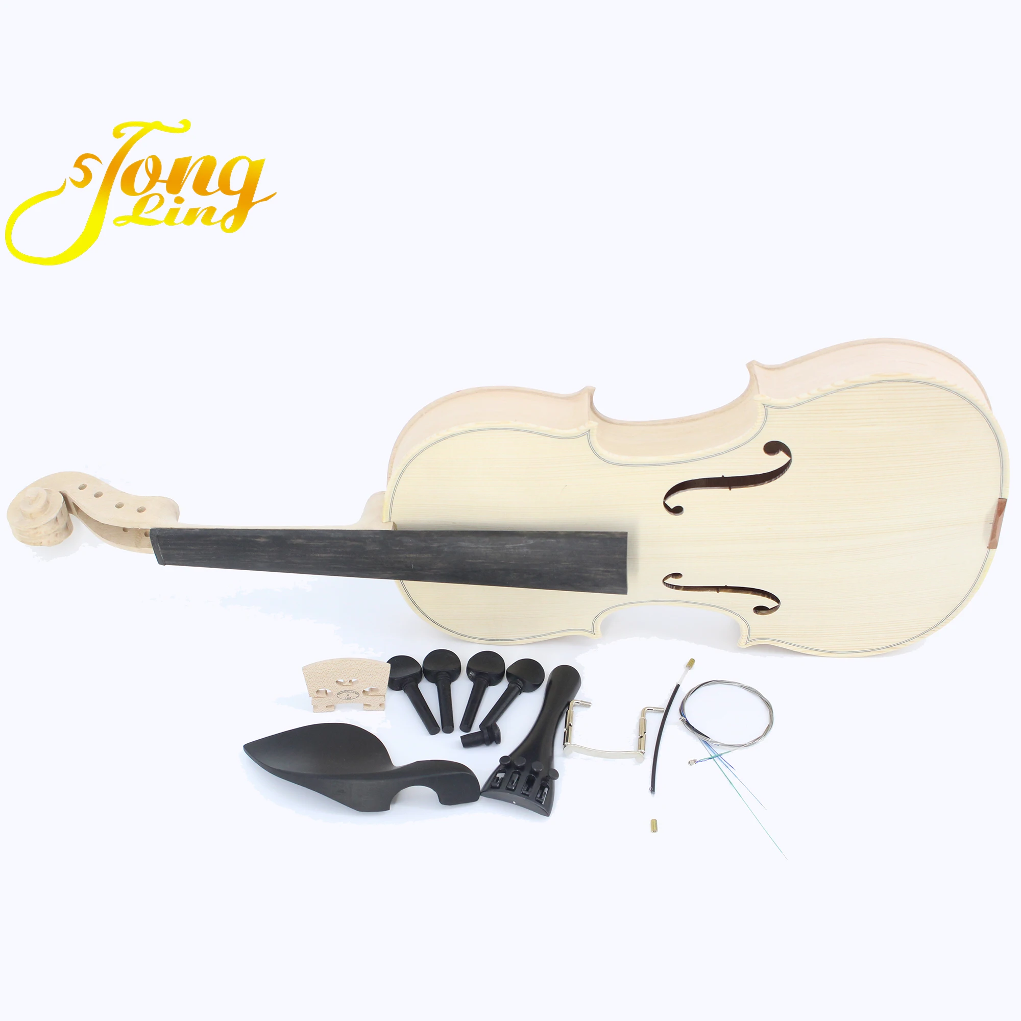 

Factory White Handmade Professional Unvarnished Violin 4/4 Wholesale
