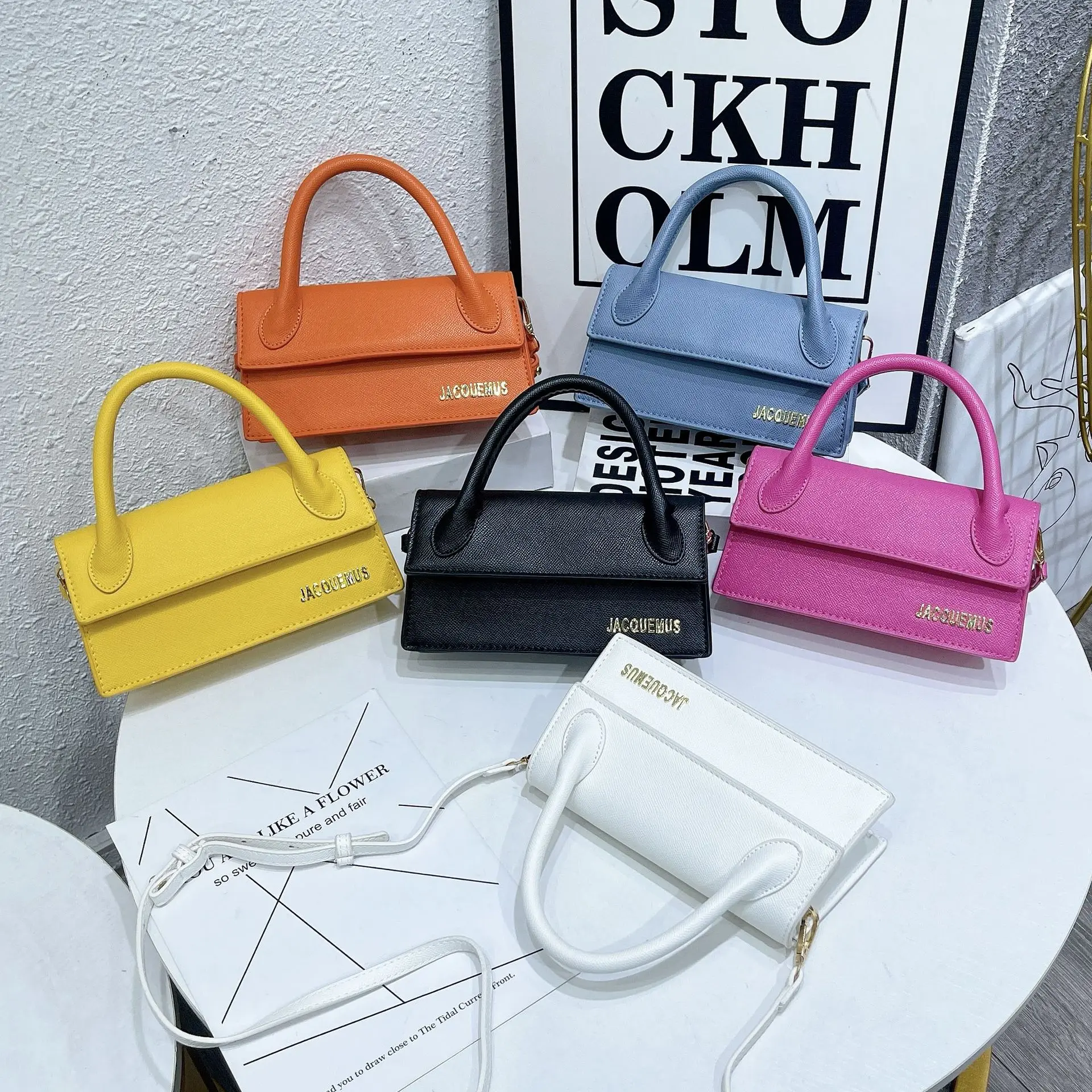 

one sholuder designer famous brands women Pink hand bags Jacquemus Mini Bag ladies luxury 2022 handbags for women hand bags, Customizable