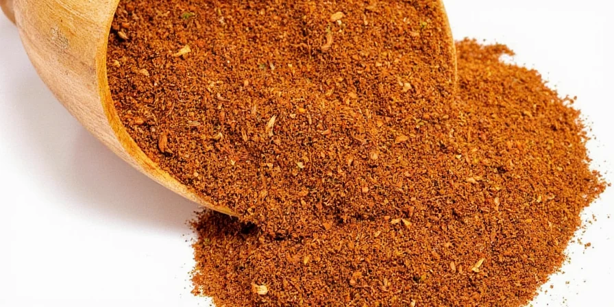 Whole spices laid out neatly for grinding into ras el hanout blend