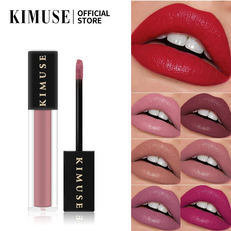 

Wholesale Matte Liquid Lipstick Velvet Lip Gloss Waterproof Kiss proof Lip Makeup
