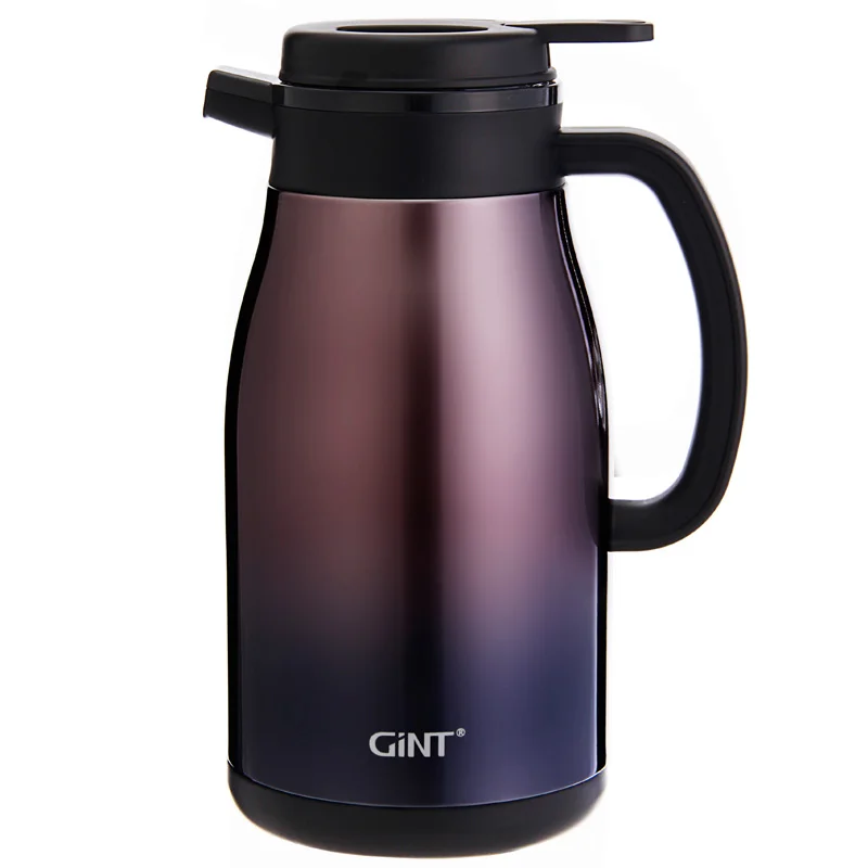 

GiNT 1.6L Hot Selling Simple Design Tea Pots Insulated Thermal Bottle Vacuum Kettle Coffee Pot for Office, Customized colors acceptable