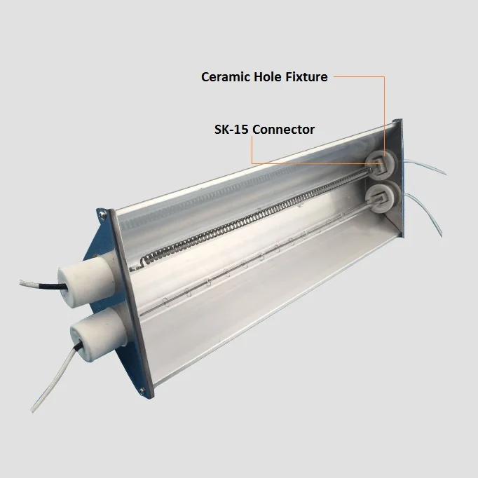 Infrared Aluminum Reflector Heater Lamps Holder Aluminum Reflector
