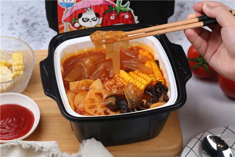
Top Sale Convenient Delicious Tomato Haidilao Heating Instant Various Vegetables Hot Pot 
