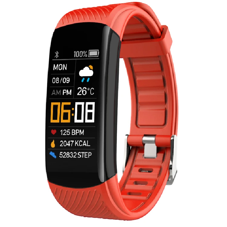 

C5S Waterproof Smartwatches Color Strap Heart Rate Andoid Smart Bracelet Heart Rate Monitor Smartwatches For Sport