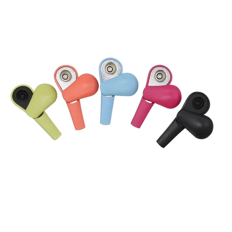 

wholesale Metal Smoking with Large Volume Tobacco luxurious Hot Silicone tobacco bowl hand pipe spoon