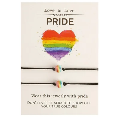 

2021 New Resin Rainbow Ball Card Bracelet Colorful Striped Bead Bracelet Hand Woven Bracelet, Multi colors