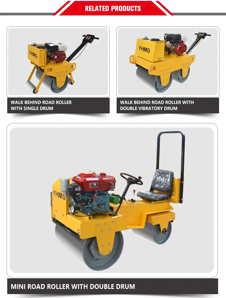 2t Hydraulic Asphalt Road Roller 2 Ton Driving On Baby Road Roller For