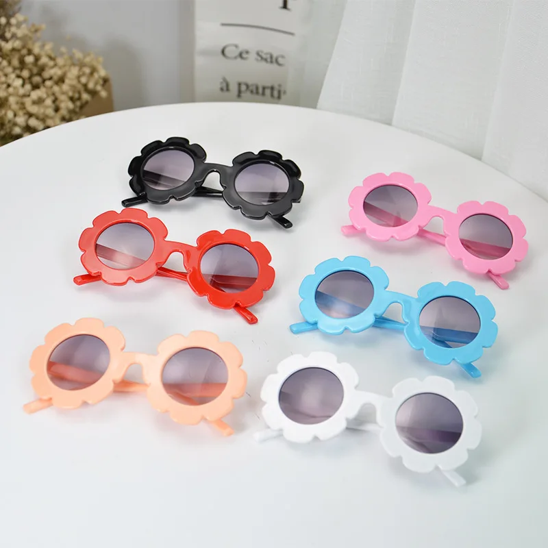 

Children Accessories Lovely Protection Glasses Toddlers Boys Kids Shades Flowers Adorable Sunglasses