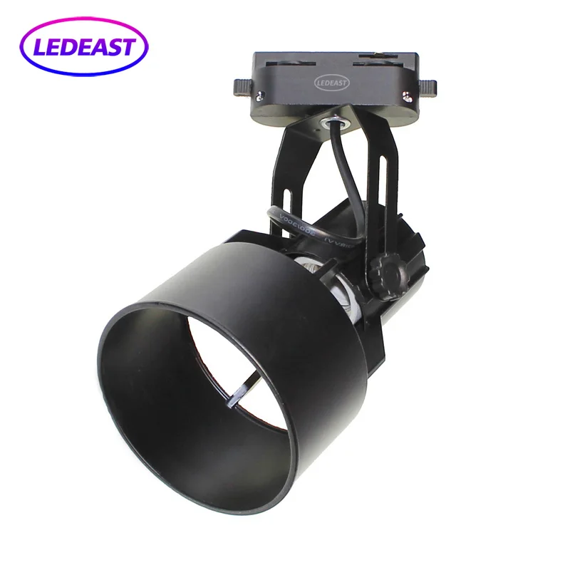 LEDEAST TDC PAR30 Track Fixture Lampholder E27 Par30 Housing Case For Guide Rail System BR30 Lamp Holder