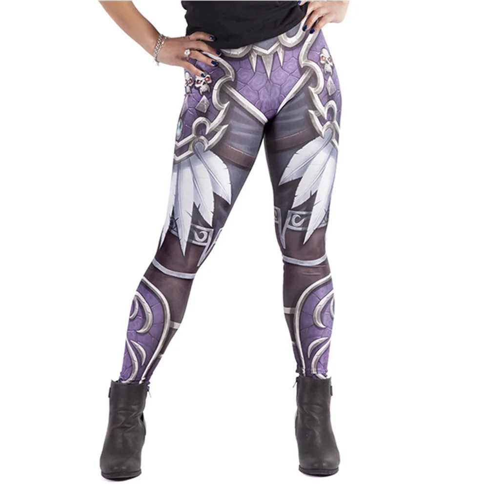 

New Fashion Printed Elastic Tights Digital Printed Leggings Wearing Leggings pants