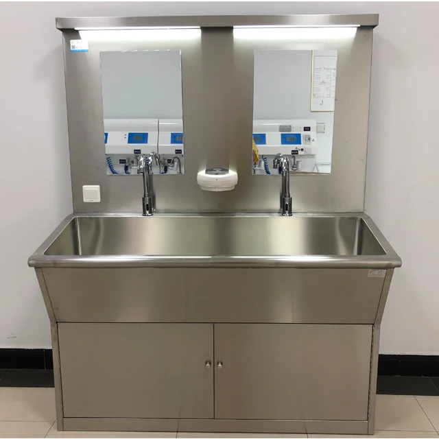 
Hospital Furniture Hospital Hand Washing Scrub Sink Hospital Clean Room Sink 