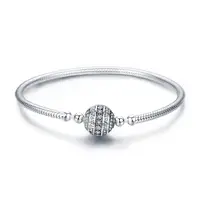 

Exquisite women jewelry DIY 925 silver bracelet for Pandora design