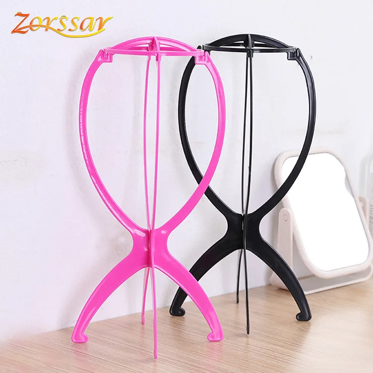 

Plastic wig stand tripod hot wig stand display tripod wig stand, Black,white,blue,pink,4 colors