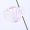 2019 hot sale children clay accessories toy resin colorful shell DIY slime accessories toys