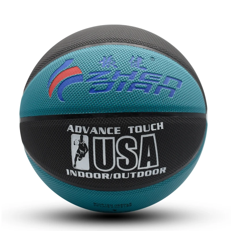 

factory supply heat bonded 7# basketball training high-end basketball, Blue/black