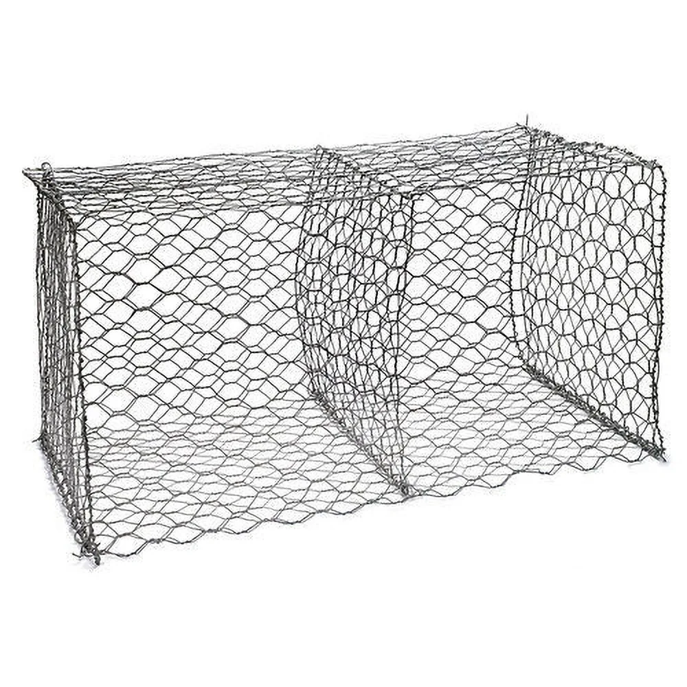 Hexagonal gabion mesh