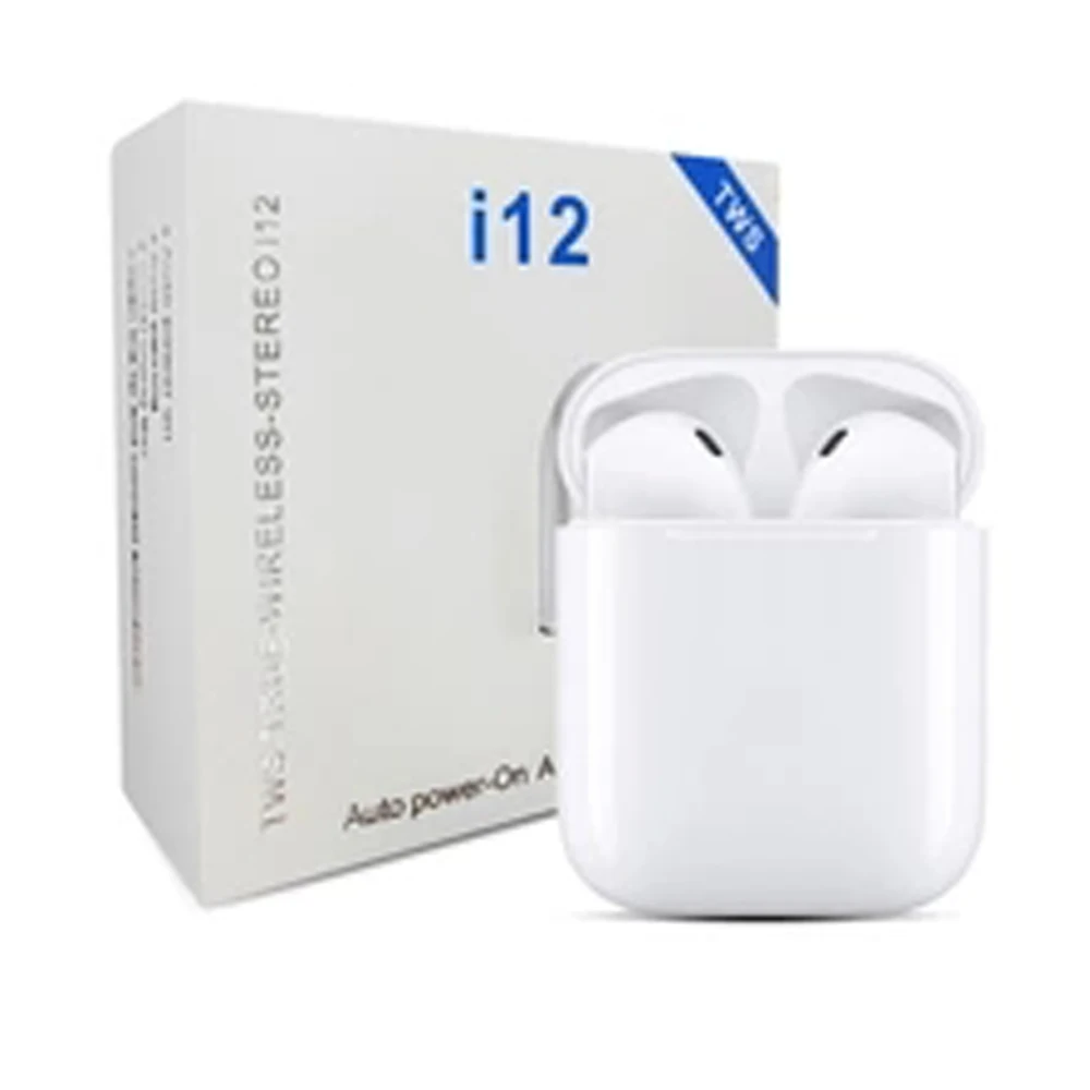 

Original i12 TWS Wireless 5.0 Earphone Sports Sweatproof Headphone Touch Portable Earbuds for i10 i20 tws i80