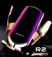 

Factory Direct Universal R2 Qi Wireless Car Charger On Sale Car Holder 10W Charging Phone Holder R1 R2