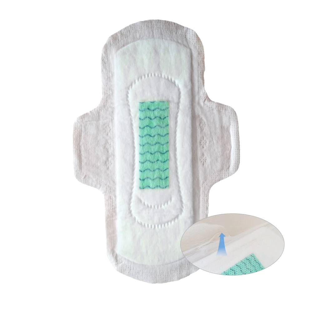 

OEM supplier menstrual pad winged breathable disposable ultra thin cotton sanitary napkins