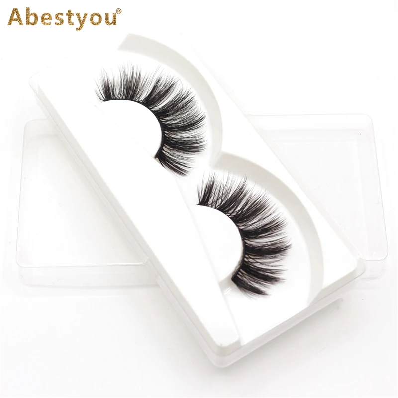 

Abestyou 3D Faux Mink Eyelashes Natural Thick Long False Eyelashes Dramatic Fake Lashes Makeup Extension Eyelashes