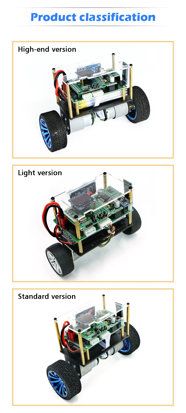 Standard Version Stm32 Two-wheel Self-balancing Car Kit F1 F4 Simulink ...