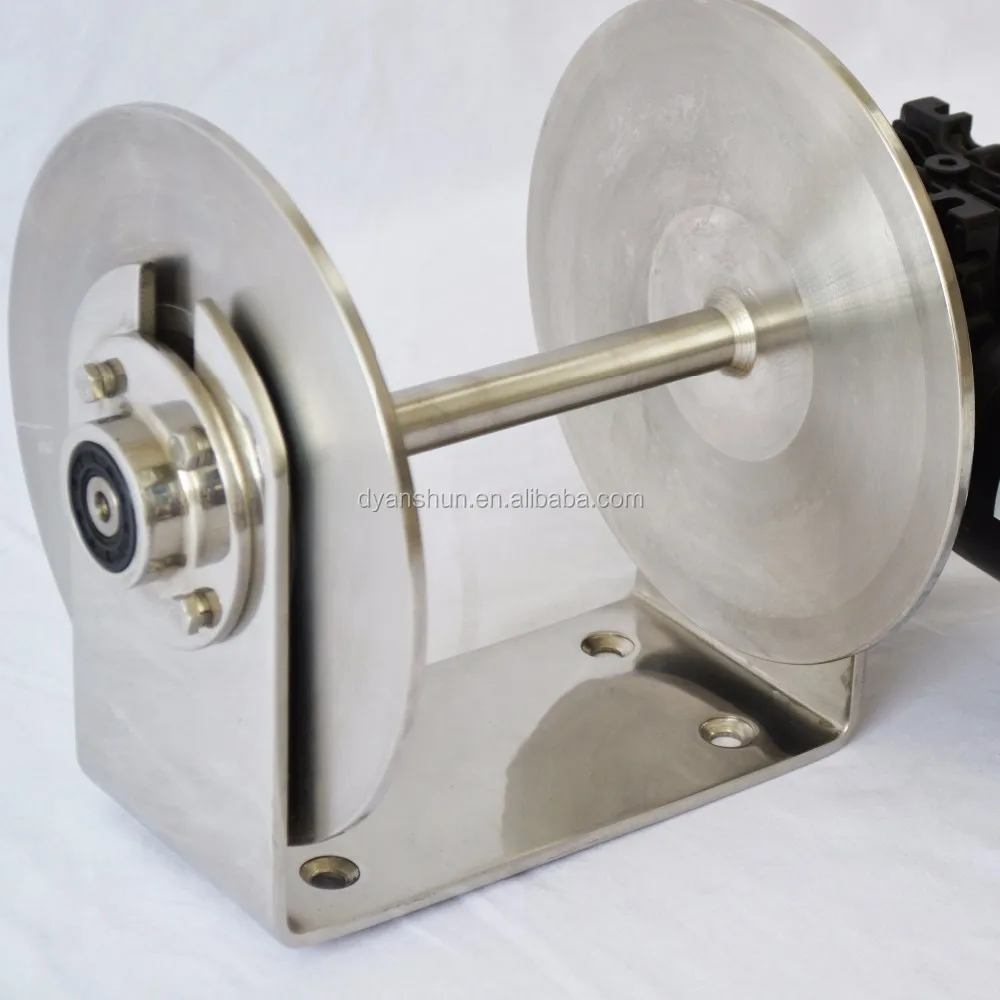 stainless steel drum winch electric drum winch 600w 12v