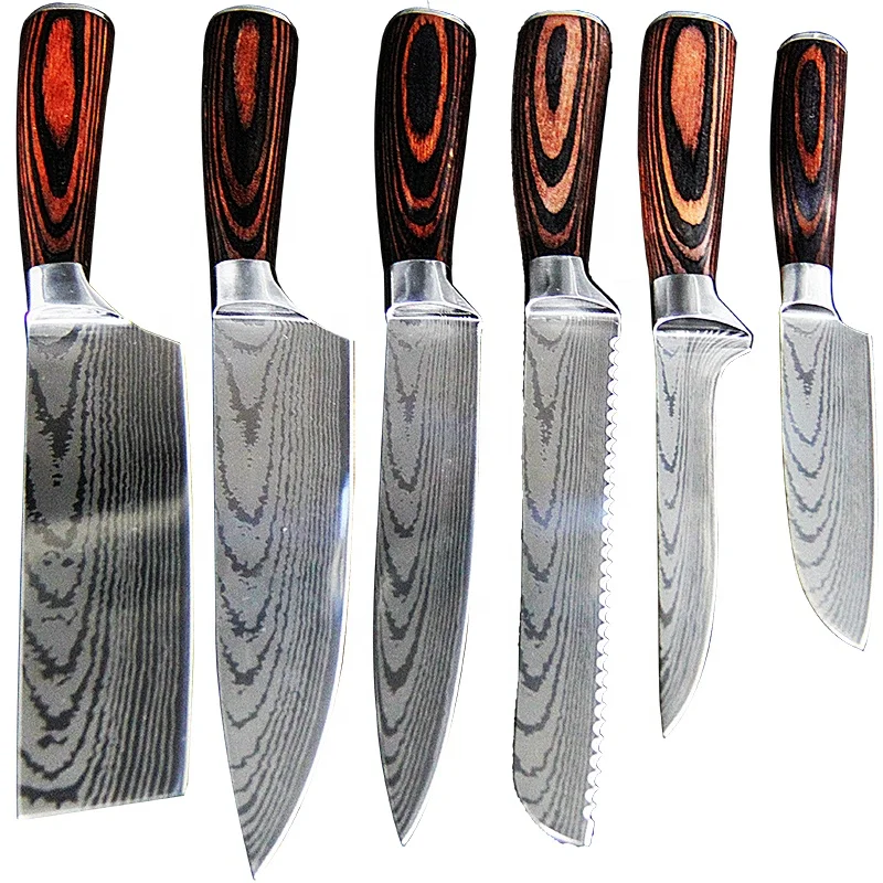 Amazon top selling chef knives Japanese sharp knife Damascus kitchen chefs steel knife