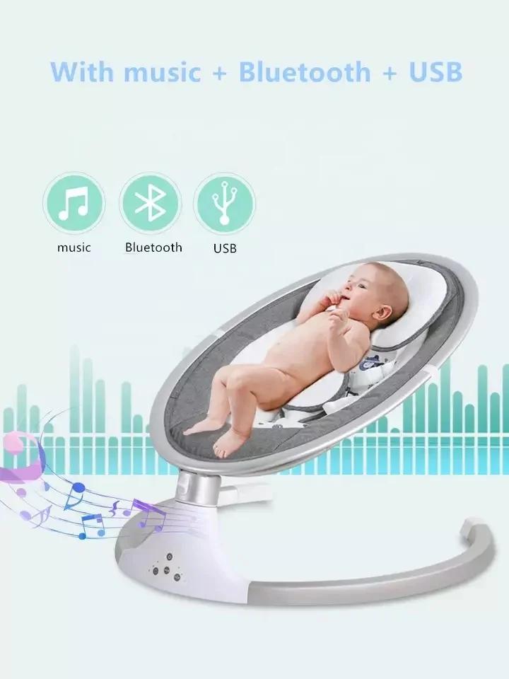 
Multifunctional Music Electric Swing Baby Comfort Rocking Chair Baby Cradle Suitable for 0-3 Years Old 