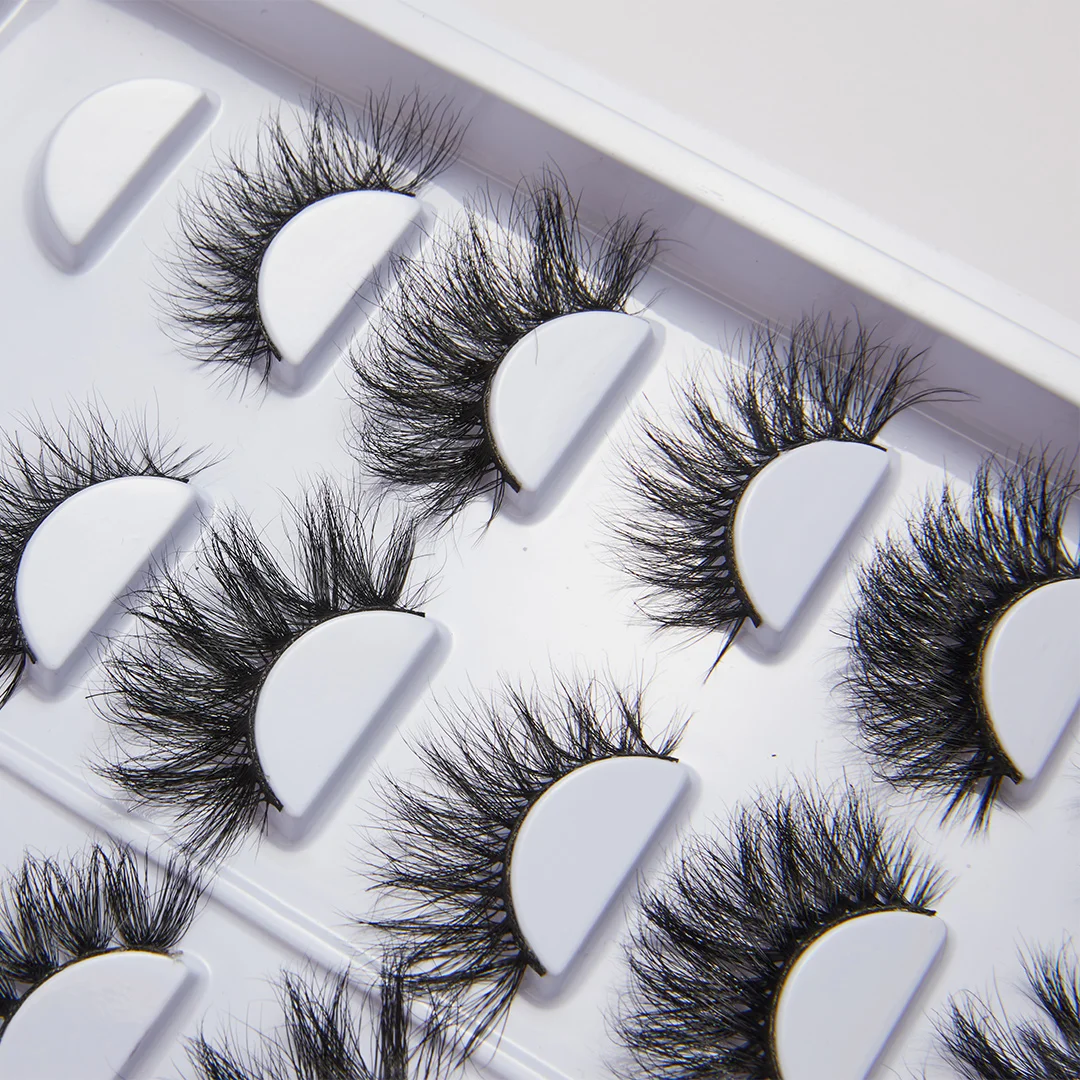 

18-22mm fluffy soft cheap durable and comfortable create own brand eyelashes wholesale custom wispy