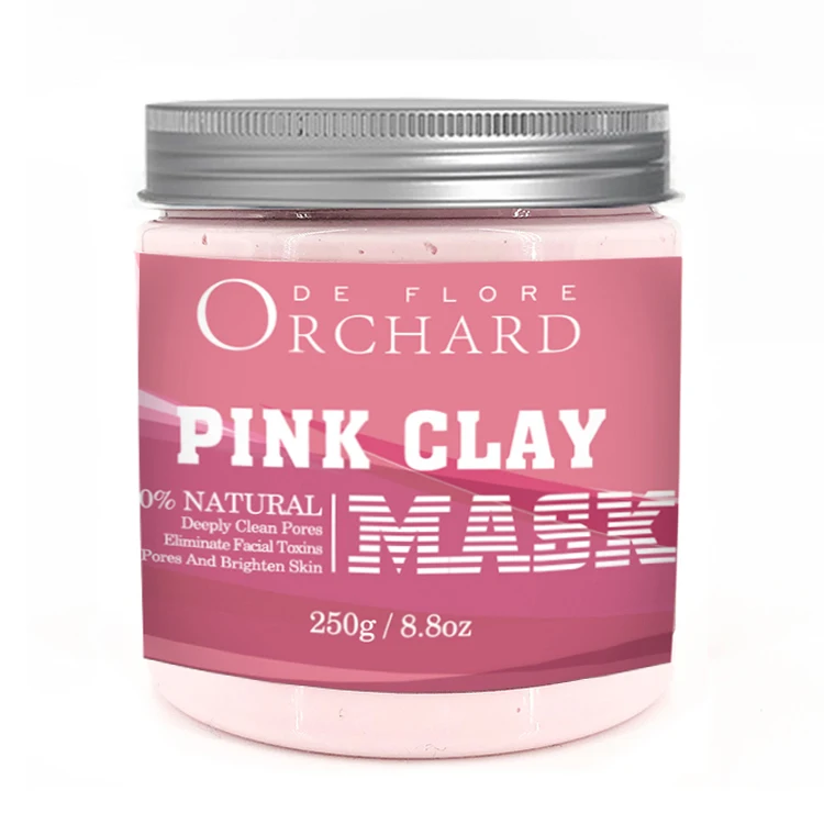 

Pink Powder Rose Clay Facial Mask for Acne Treatment Skin Care