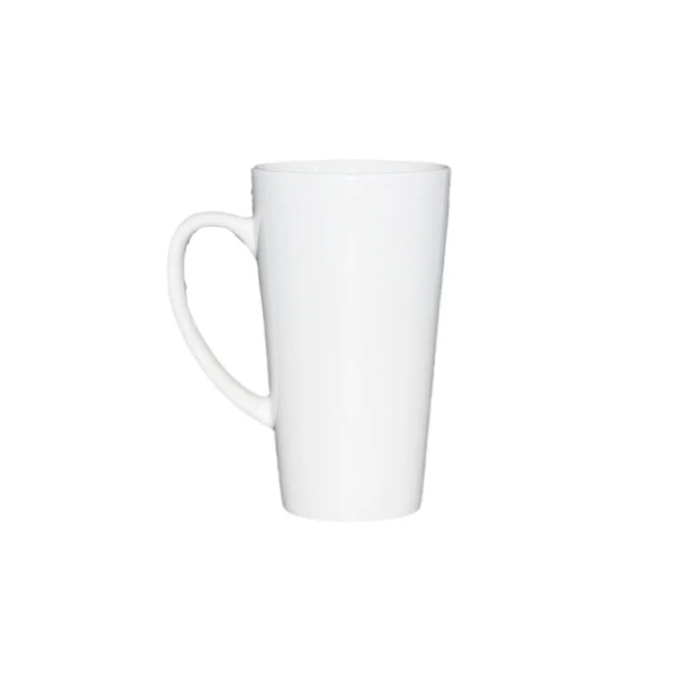 

Hot sales Wholesale 17oz Blank White Ceramic Sublimation Heat Transfer Coating coffee and beer Mug with handle, Customized color