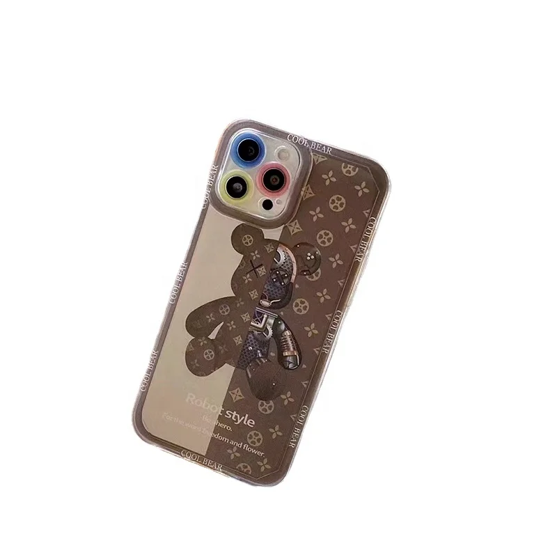 

Solid color designers brand transparent candy galaxy luxury accessories for iphone pro protective case phone case