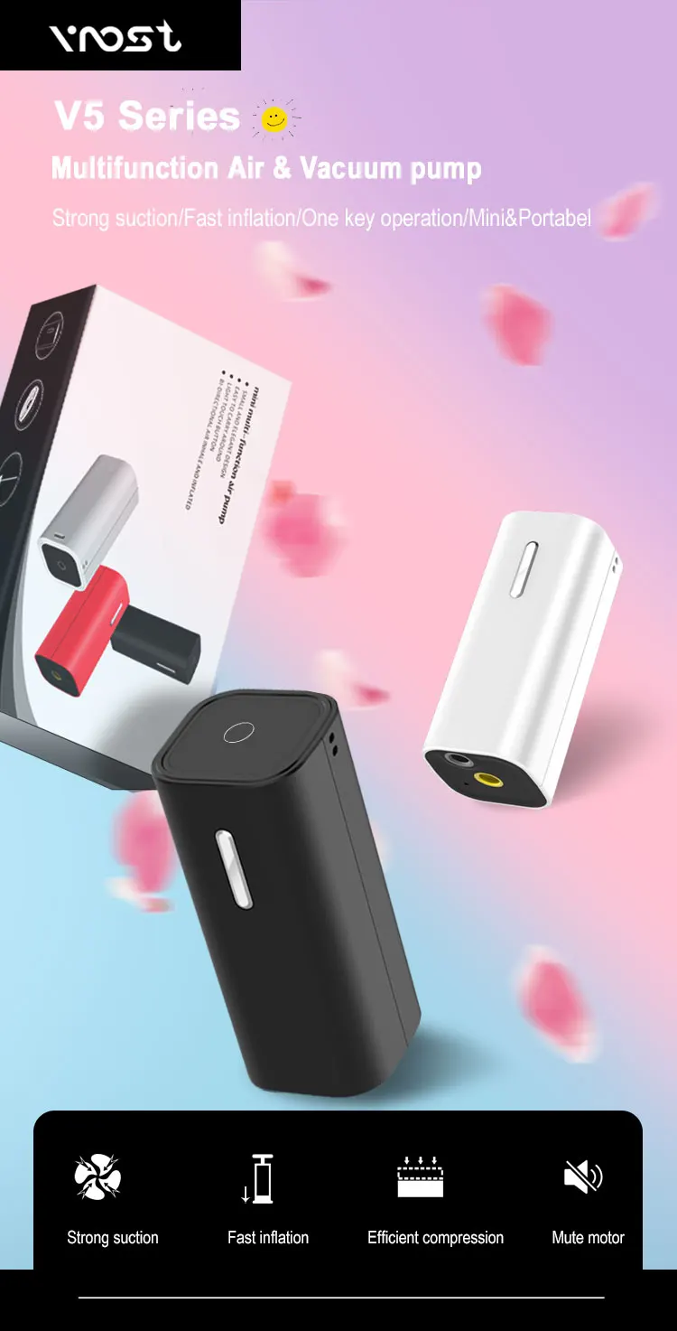 Vnost Business Trip Portable Travel Vacuum Bag With Electric Pump