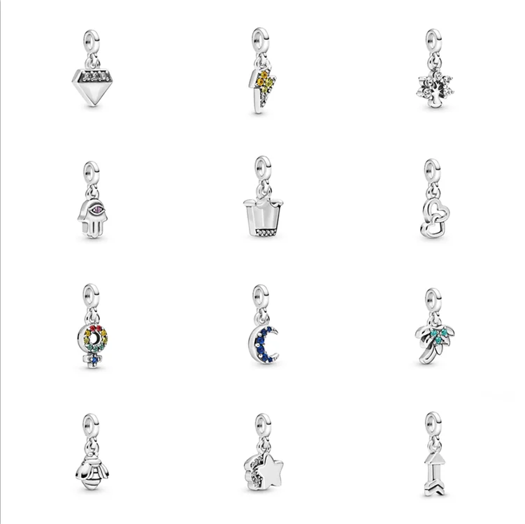 Jewelry High Quality 925 Sterling Silver Beads for Pandora  Charm Bracelet Accessories