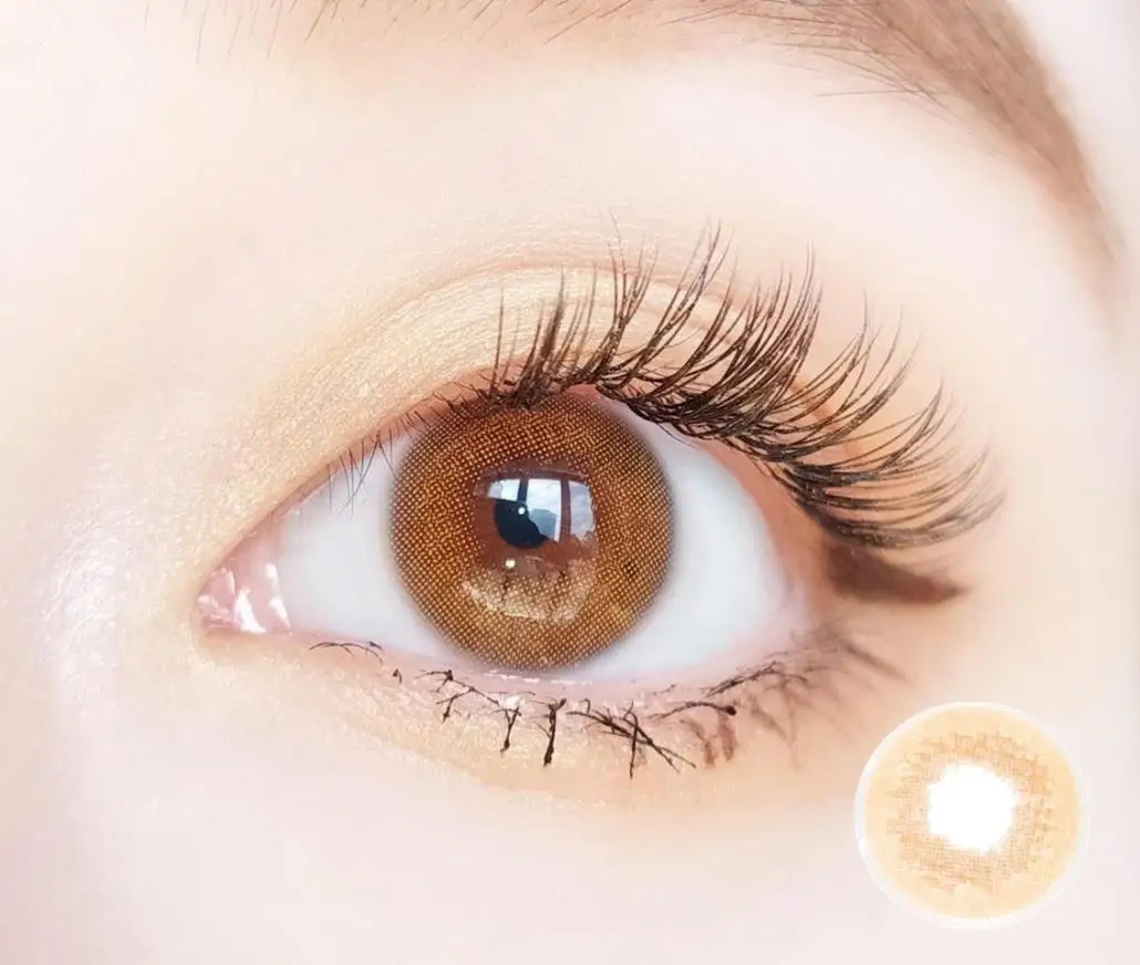 

new arrival russian brown color contact lens contact lenses eye contacts cosmetic lens size 14 mm