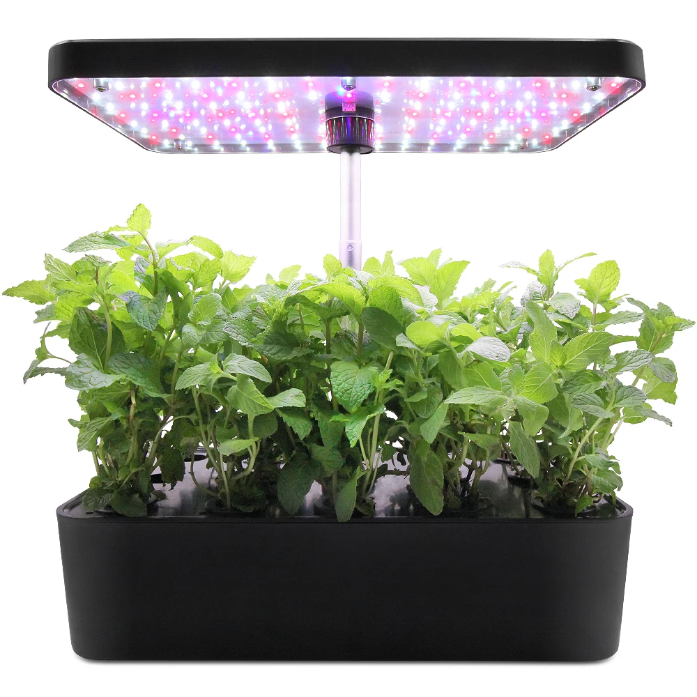 

SHENPU Smart Led Grow Light Full Spectrum Home Indoor Hydroponic Vegetable Garden, Black/white/pink/green/red