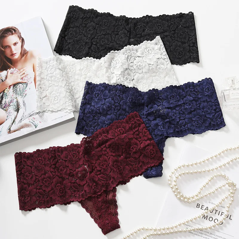 

Red Lace Women's Briefs String Sexy Women Underwear Sexy Panties Sexy Lace, White, black, wine, blue