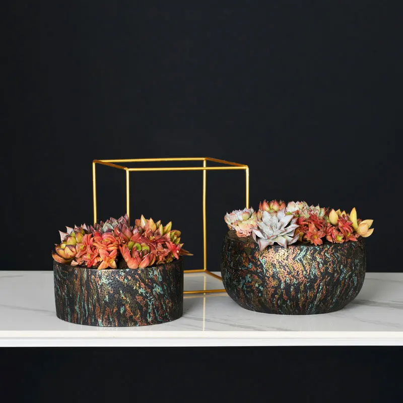 

Wholesale Cement Molding Indoor Small Square Flower Pot