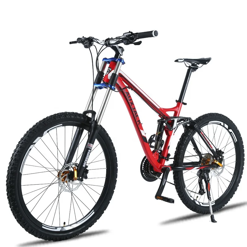 Off-road aluminum alloy variable speed bicycle downhill mountain bike double oil disc brake shock absorber bicycle