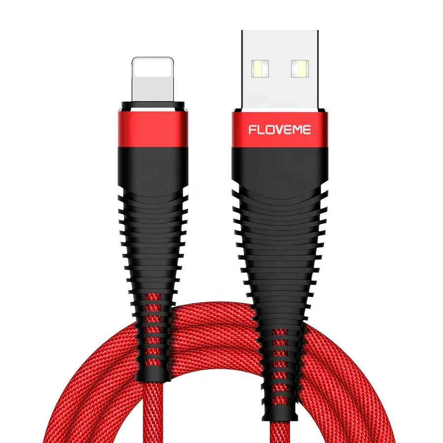 Great Free Shipping For iPhone Durable USB Cable For iPhone Charging Cable 2M Data Charger Cable USB Cord