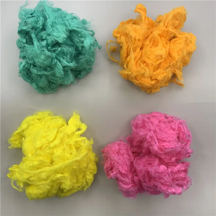 
factory direct white/ colored 100% viscose staple fiber 