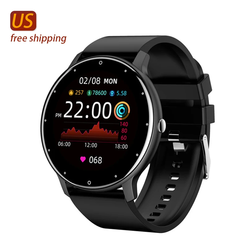 

Sigmawit Free Shipping Zl02d 1.28 Inches Smart Watch Round Shape Ip67 Waterproof Dynamic Heart Rate Oem Odm Custom Smart Watch S